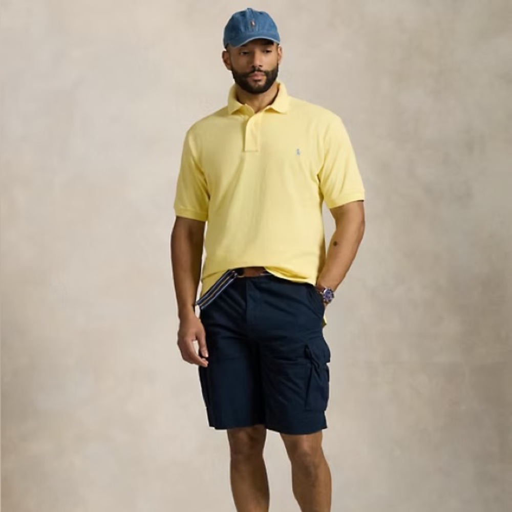 Polo Ralph Lauren Premium Classic-Fit Mesh Cotton Polo Shirt Size Large (L) - Picture 13 of 13